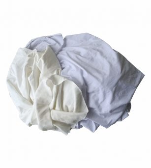 白色制衣厂工业抹布 不规则 含棉度80% 适合手抓擦拭擦机布 碎布