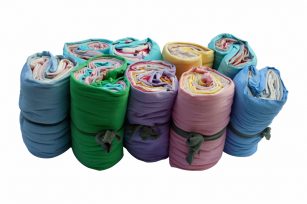 浅色人工整理车间抹布 新布料针织 适合领用 擦机布