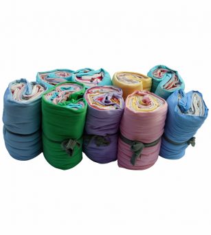 浅色人工整理车间抹布 新布料针织 适合领用 擦机布